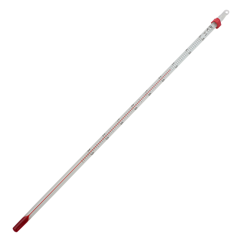 赤液棒状温度計　-30～50℃