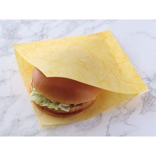 麦包ラミバーガー袋(イエロー) 大阪ポリエチレン販売 [ケース販売]画像