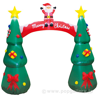 エアブロー クリスマスツリーアーチ（高さ：H240cm）画像