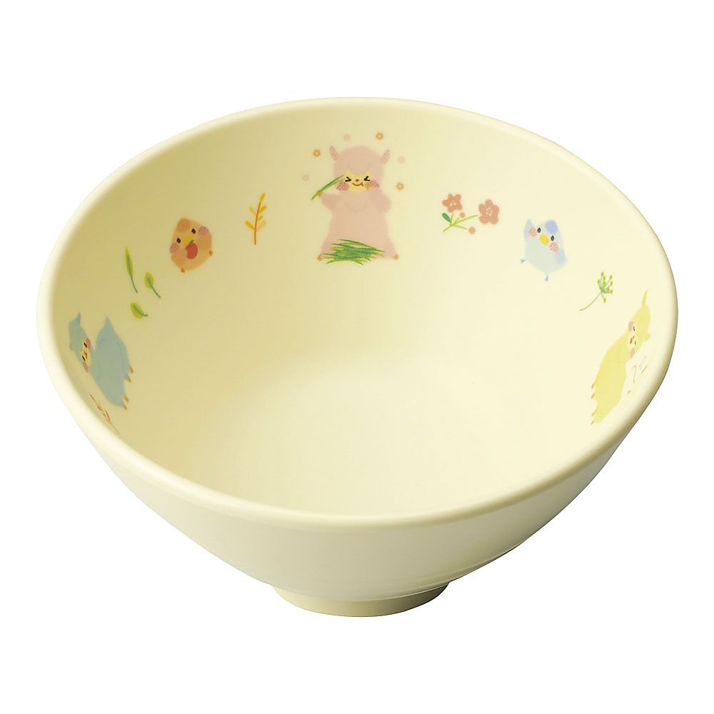 メラミン食器　アルパカーナ　イエロー　茶碗ミニ画像