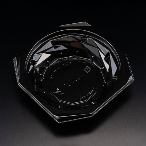 リスパック 透明カップ バイオ キラカク 13-35B 黒 本体画像