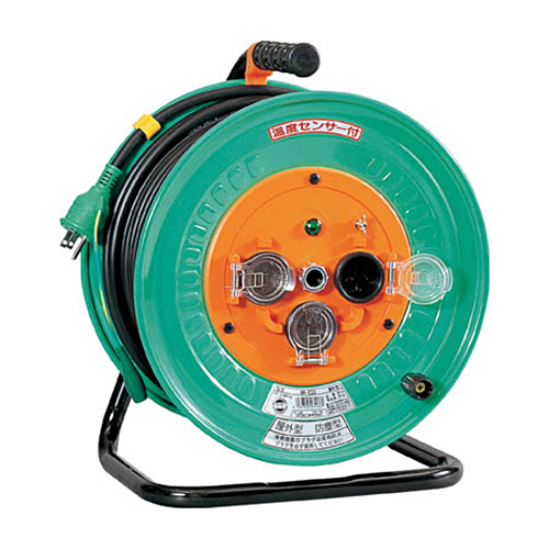 防雨･防塵型ﾄﾞﾗﾑ(単相100V) 30m 電工ﾄﾞﾗﾑ ｱｰｽ付 1台画像