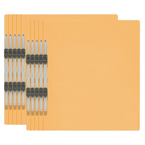 エコノミーフラットファイルＡ４縦　イエロー　１０冊