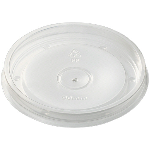 HEIKO 食品容器 未晒ﾌｰﾄﾞｶｯﾌﾟ 平蓋 透明 深90口用 1ﾊﾟｯｸ(25個)画像