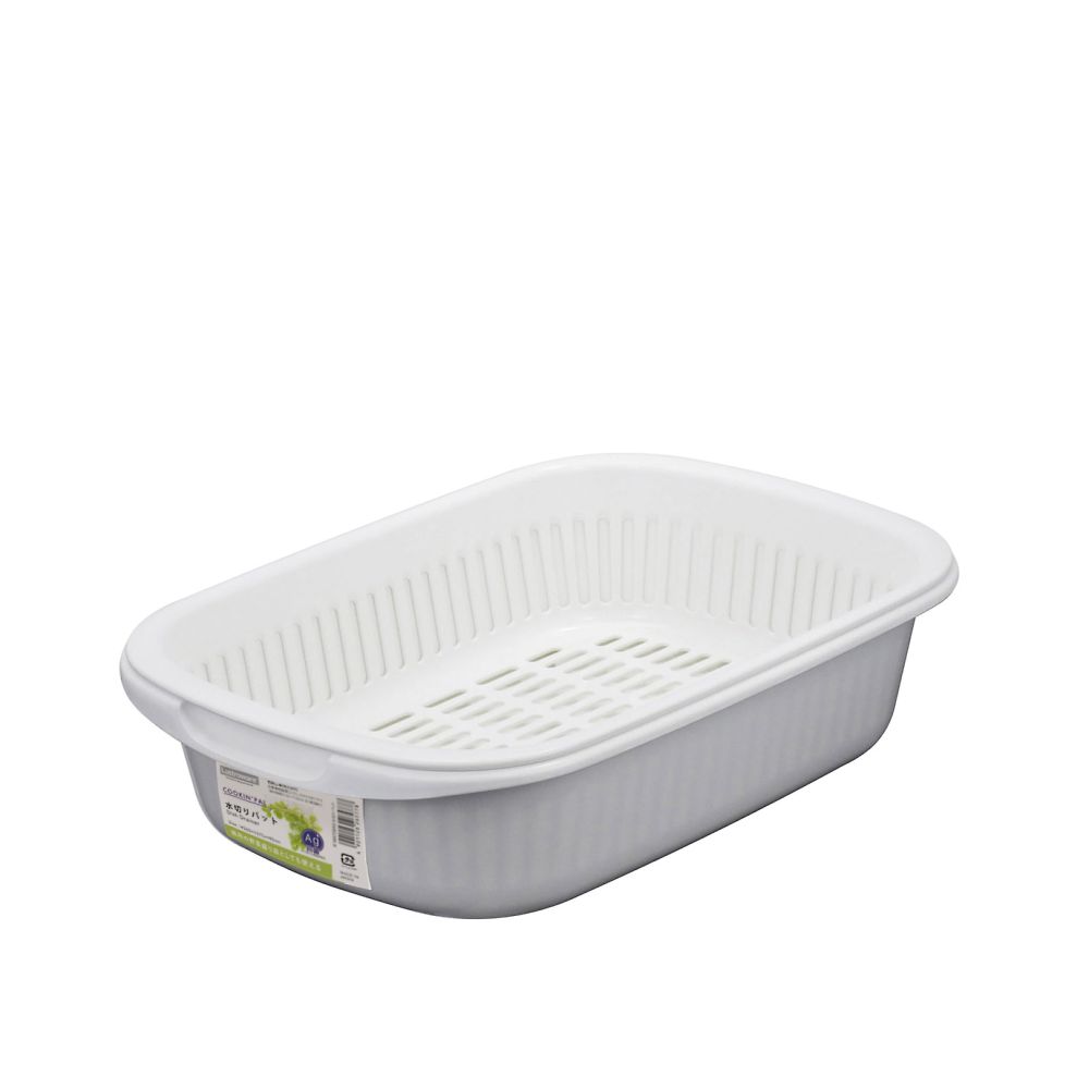 水切りカゴ 水切りパッド ホワイト画像