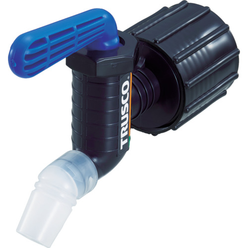 樹脂製給油ｺｯｸ ｷｭｰちゃん 口径50 ﾌｯ素ｺﾞﾑ 青 1個画像