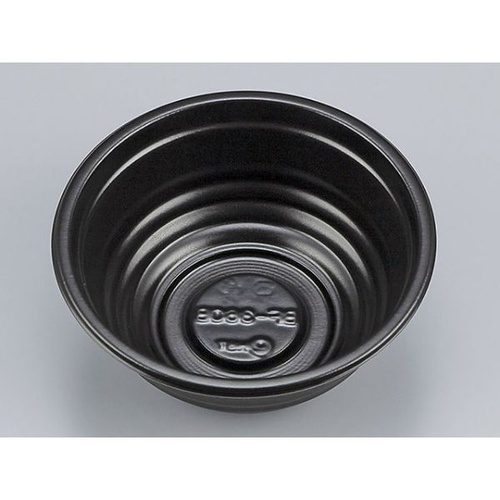 シーピー化成 どんぶり容器 BF-360-B 黒 本体画像