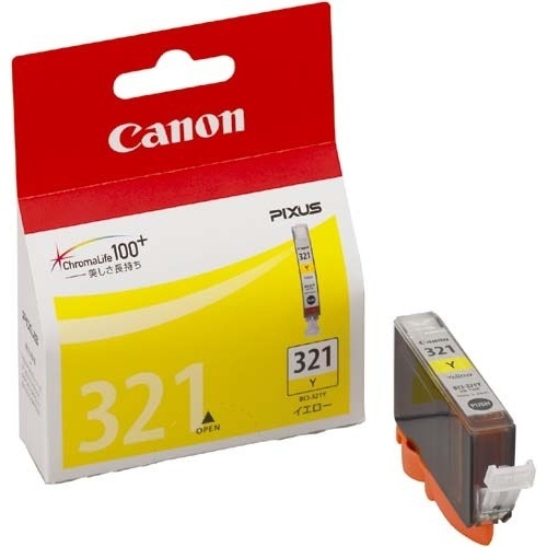 純正インク　ＢＣＩ－３２１Ｙ　イエロー画像