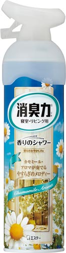 お部屋の消臭力香りのシャワーアロマカモミール×３本画像