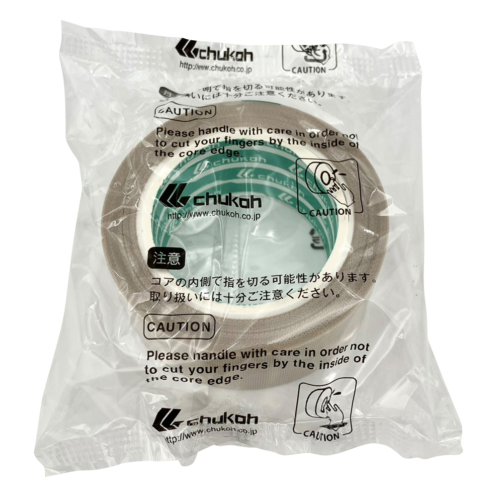 チューコーフロー（R）フロログラス粘着テープ　AGF-100FR　0.13×25mm×10m画像