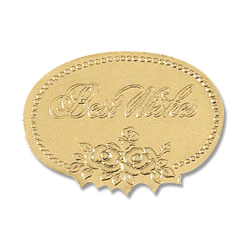 ロールシール Ｍ ベストウィッシュ金 ５００片画像