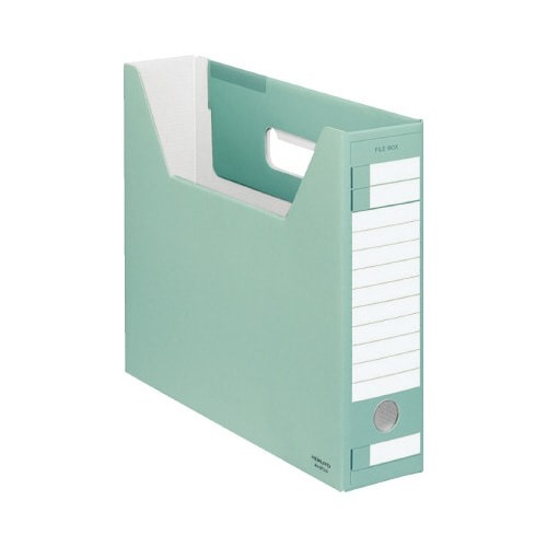 ファイルボックス　Ｄタイプスリム　Ａ４横　緑画像