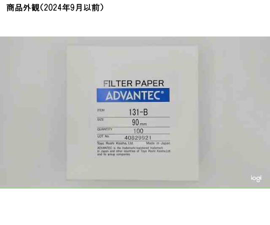 黒色濾紙No.131-B　φ90mm　100枚入画像