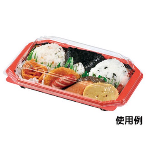 フードパック FKパック FK-21-13 しぶき(嵌合) 福助工業 透明な袋に収納された食品用パックが横向きで並んでいる様子