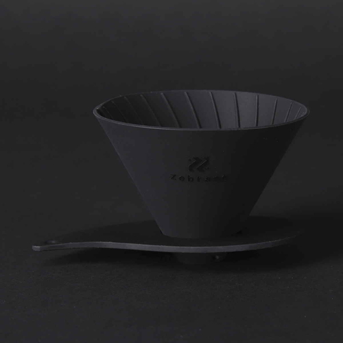 V60フラットドリッパー01Zebrang 上から見たデザインが際立つ円形のドリッパー