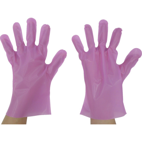 ｴﾝﾎﾞｽ手袋五本絞りｴｺﾉﾐｰ 化粧箱 L ﾋﾟﾝｸ 1箱(200枚)画像