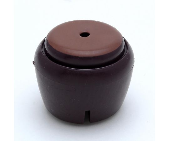 ワイドスリップキャップ 角脚用 S 4セット入 透明なパッケージに入った複数のキャップが横に並ぶ様子