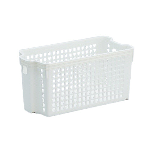 ｽﾀｯｷﾝｸﾞﾊﾞｽｹｯﾄ 深型小 ﾎﾜｲﾄ 1個画像