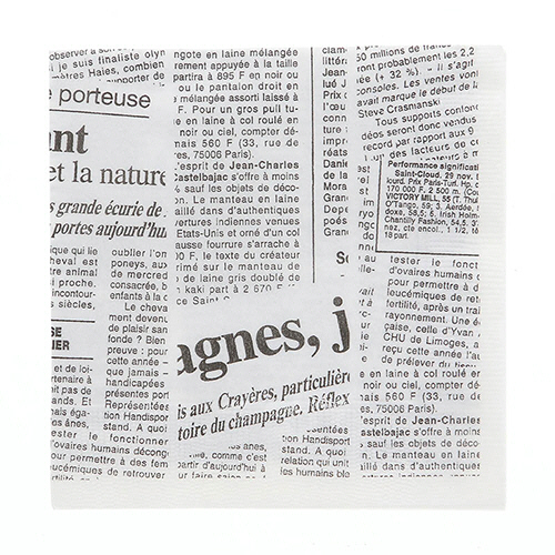 紙ﾅﾌﾟｷﾝ 2ﾌﾟﾗｲ 四つ折 ﾆｭｰｽﾚﾀｰ 白 1ｾｯﾄ(5000枚:50枚×100ﾊﾟｯｸ)画像