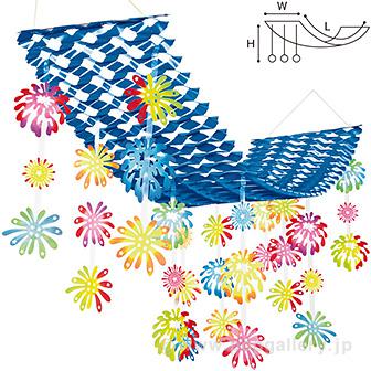 バリュー花火プリーツハンガー画像