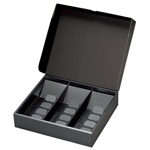 ＨＢフードギフトボックス　Ｍ　メタルブラック画像