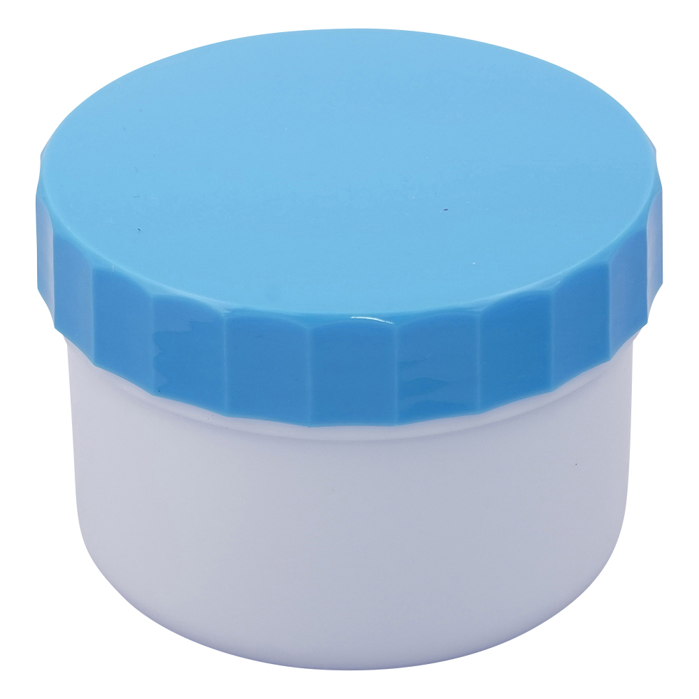 プラ軟こう壺（深型）110mL 50個 青画像