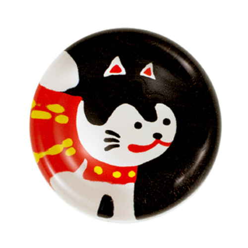 アクリル箸置き 黒こまいぬ大画像