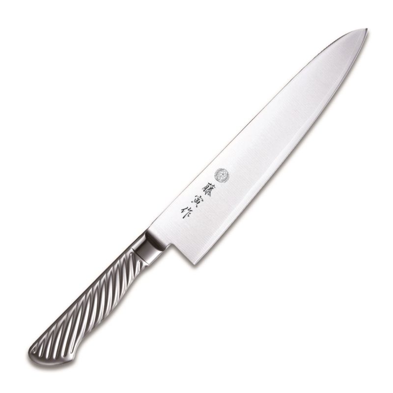 包丁 藤寅作 DP割込共柄 牛刀 210mm FU-889 藤次郎画像