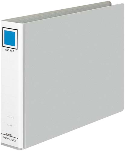 リングファイル貼り表紙　銀Ａ４横背幅５６ｍｍ４冊画像