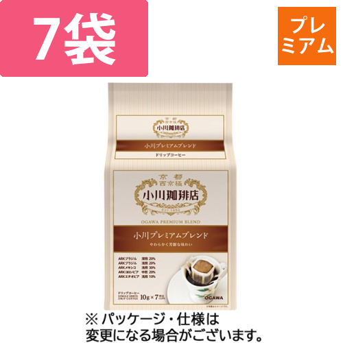 小川珈琲店　小川プレミアムブレンド　ドリップコーヒー　1パック(7袋)画像