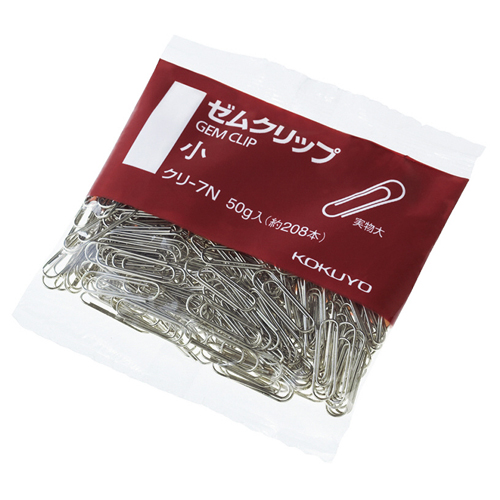 ｾﾞﾑｸﾘｯﾌﾟ(袋入り) 小 23mm 1ｾｯﾄ(約2080本:約208本×10ﾊﾟｯｸ)画像