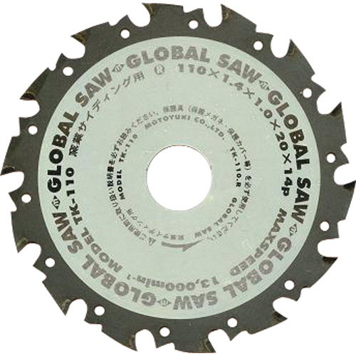 窯業ｻｲﾃﾞｨﾝｸﾞﾎﾞｰﾄﾞ用 超硬ﾁｯﾌﾟｿｰ 1枚画像