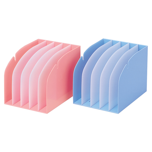 ｶﾙﾃﾌｫﾙﾀﾞｰｽﾀﾝﾄﾞ 幅214mm 仕切板4枚付 ﾌﾞﾙｰ 1個画像