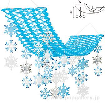 バリュースノーフレークプリーツハンガー画像