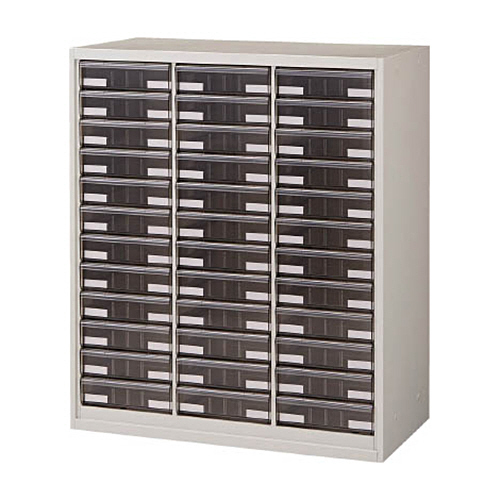 U型壁面書庫 ｶﾀﾛｸﾞｹｰｽ 引出B4 深×36 ﾎﾜｲﾄ 1台画像