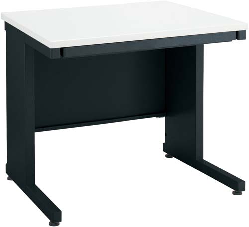 インベント平机奥行７００幅８００ホワイト脚ＢＫ