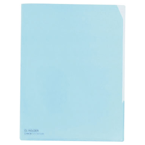 CLﾎﾙﾀﾞｰ A4ﾀﾃ 青 ｺｰﾅｰｶｯﾄ付 1ｾｯﾄ(10枚)画像