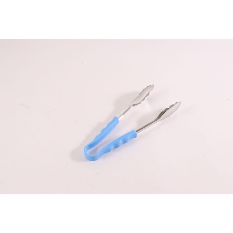 カラー万能トングPP柄 小 ブルー 大泉合成画像