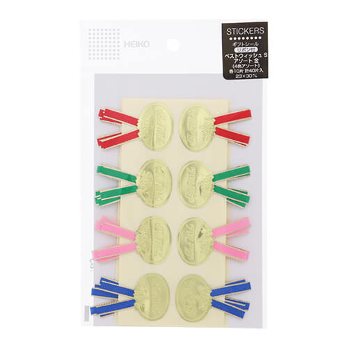 リボン付き Ｓ ベストウイッシュアソート金 ４０片画像