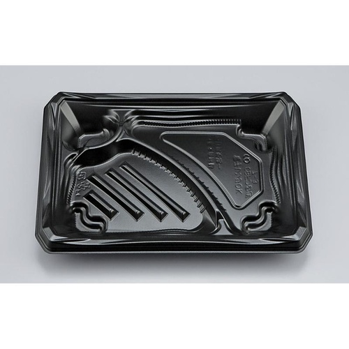 シーピー化成 弁当容器 CBFつむぎ7-3 黒 本体画像