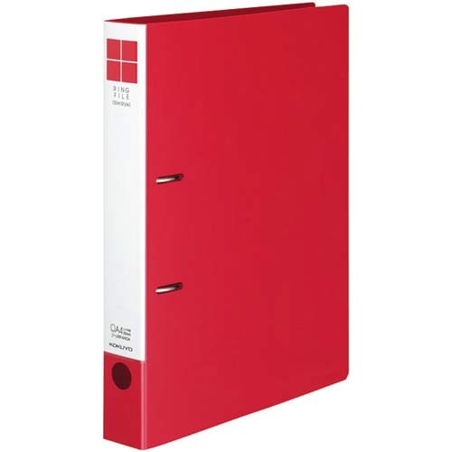 リングＦスリムスタイル赤Ａ４縦背幅４２ｍｍ１０冊画像