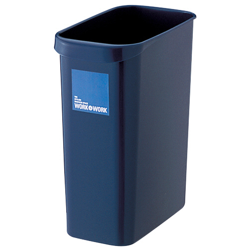 WORK&WORK くず入れ 角型 18L ﾀﾞｰｸﾌﾞﾙｰ 1個画像