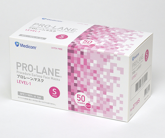 プロレーンマスク ピンク S寸 1箱（50枚入）画像