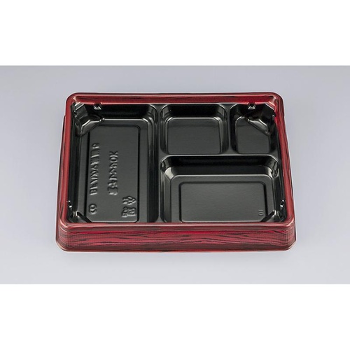 シーピー化成 弁当容器 BFハカマ集膳5 ローズW 本体(N)画像