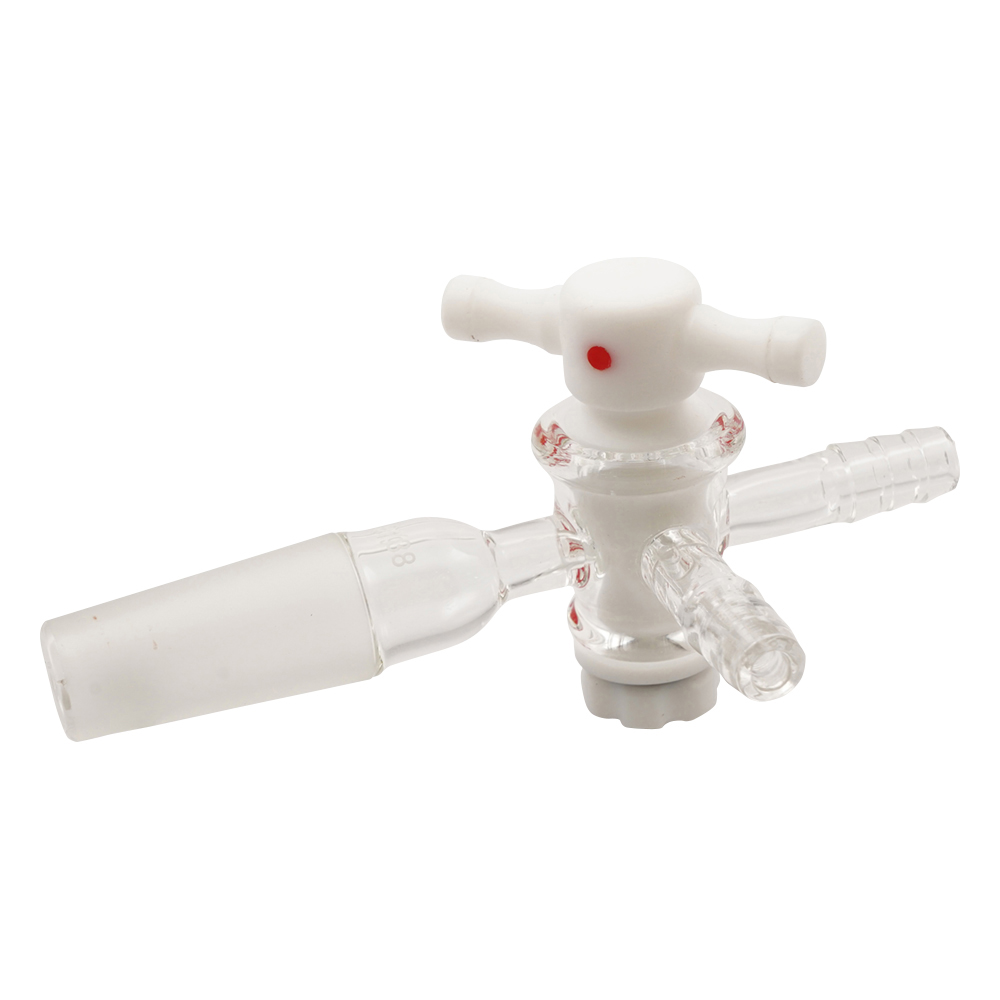 ジョイント付三方コック　テフロンコック　TS19／38