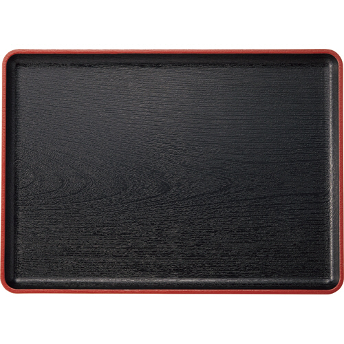 えびす盆 黒天朱 尺3寸 1枚画像