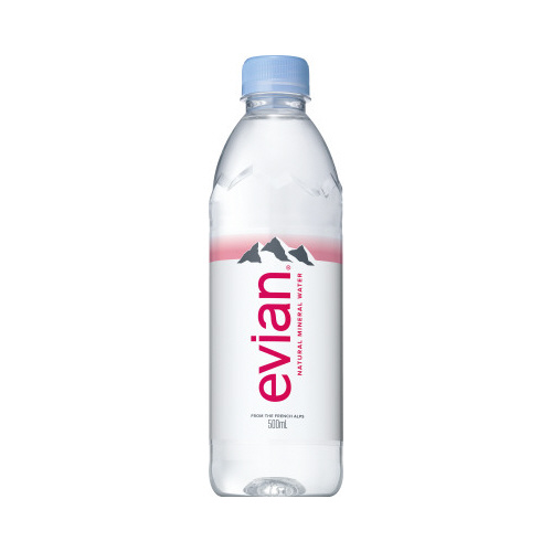 エビアン　５００ｍｌ　２４本×２画像