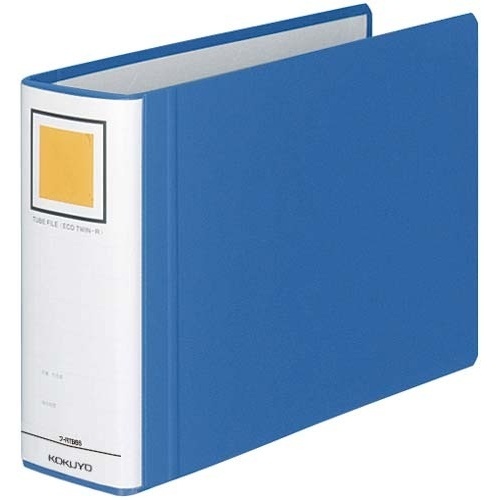 チューブエコツインＲ青Ｂ５横背幅７５ｍｍ１２冊以上画像