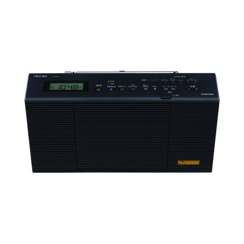 Ｂｌｕｅｔｏｏｔｈ送受信機能付ＣＤラジオ　ブラック画像