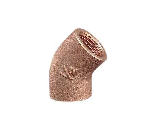 砲金　45°エルボ画像